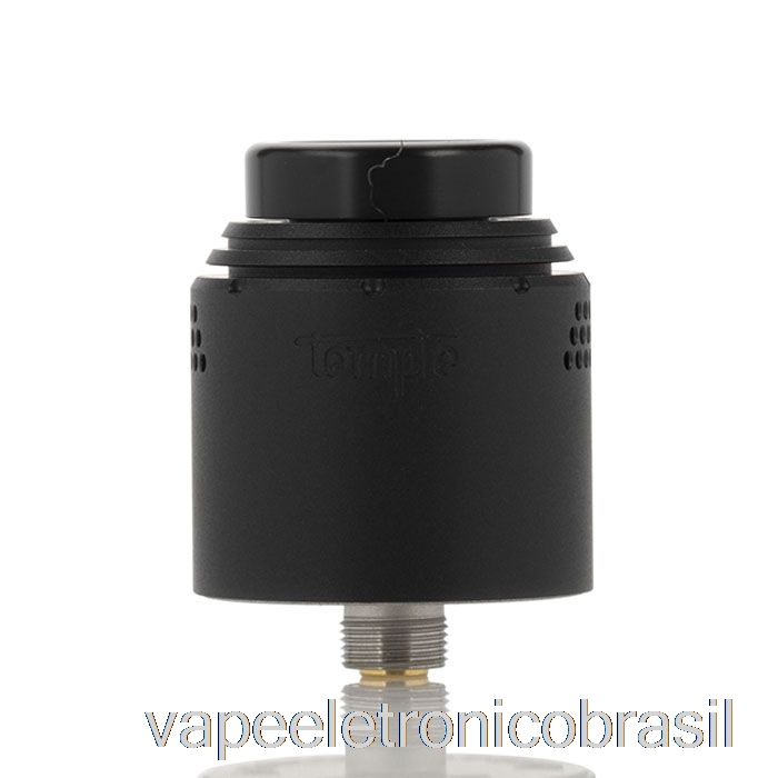 Vape Eletrônico Vaperz Cloud Templo 25mm Rda 25mm - Preto Fosco